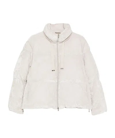Herno Long-sleeve Jacket In White