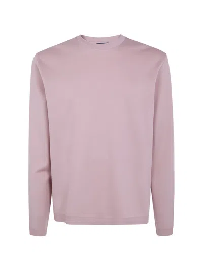 Herno Long Sleeves T-shirt In Pink