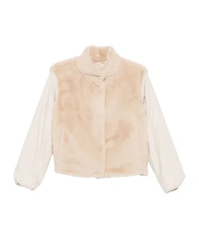 Herno Long-sleeved Casual Jacket In Brown