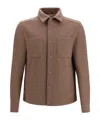 Herno Chest-pockets Press-stud Jacket In Brown