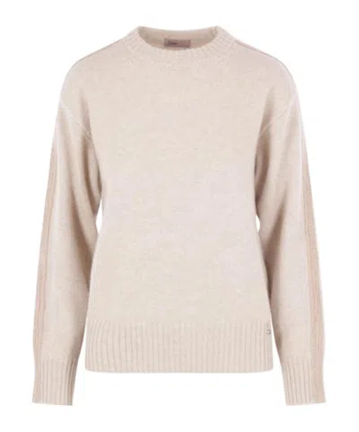 Herno Wool Sweater In Neutral