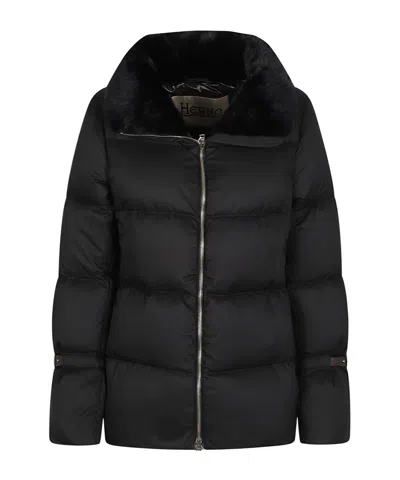 HERNO LONG-SLEEVED DOWN JACKET