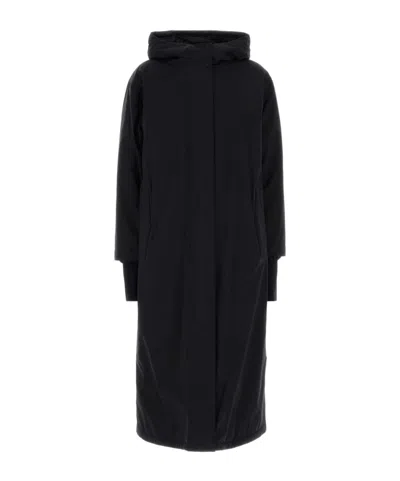 Herno Hooded Padded Jacket In Animal Print