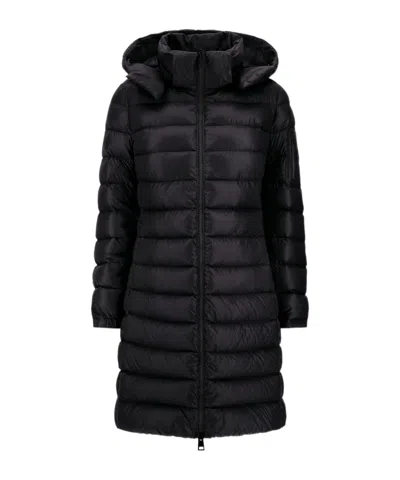 Herno Long-sleeved Down Jacket In Black