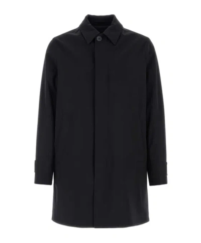 HERNO LONG-SLEEVED TRENCH COAT