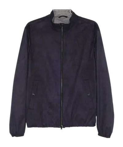 HERNO HERNO LONG-SLEEVED ZIP-UP COAT