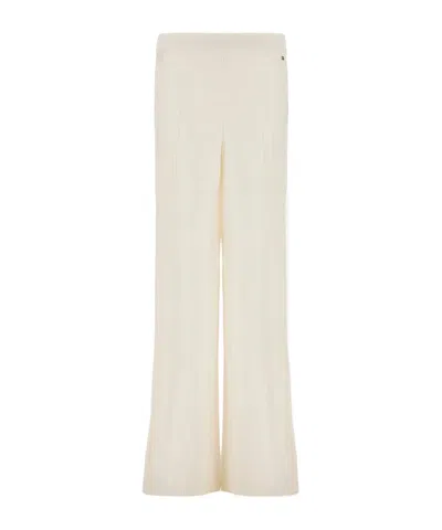 HERNO CABLE-KNIT TROUSERS