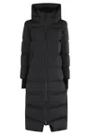 Herno Zipped Hooded Coat In Black