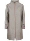 Herno Lurex Effect Padded Coat With Waterproof Sleeves