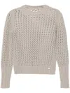 Herno Lurex Open-knit Jumper In 1985 Chantilly