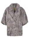 Herno Short-sleeved Jacket In Grey