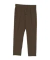 Herno Maestro Drawstring Trousers In Brown