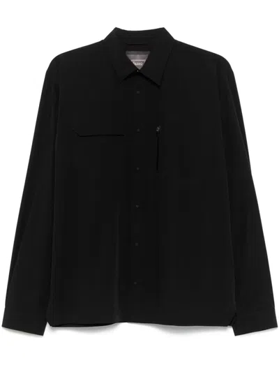 Herno Chest-pockets Shirt In Black