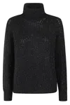 Herno Maglia Collo Alto In Nero