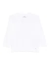 Herno White Cotton Blend Sweater In White