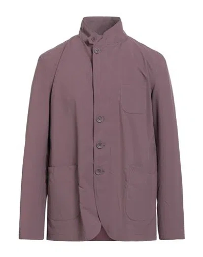 Herno Man Blazer Antique Rose Size 42 Polyester In Purple