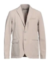 Herno Man Blazer Beige Size 40 Polyamide, Elastane In Beige