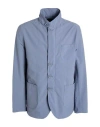 Herno Man Blazer Light Blue Size 40 Polyester In Blue