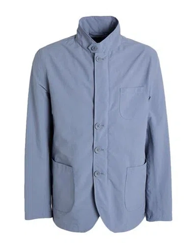 Herno Man Blazer Light Blue Size 40 Polyester