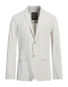 Herno Man Blazer Light Grey Size 40 Polyamide, Elastane