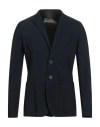 Herno Man Blazer Midnight Blue Size 40 Polyamide, Elastane In Blue