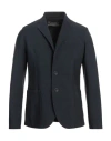 Herno Man Blazer Midnight Blue Size 42 Polyamide, Elastane In Blue