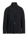 Herno Man Blazer Midnight Blue Size 46 Polyamide, Elastane, Polyurethane In Blue