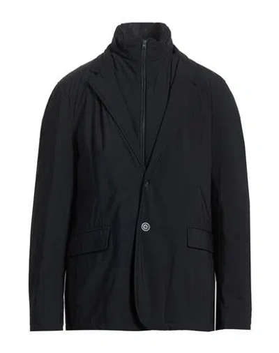 Herno Man Blazer Midnight Blue Size 46 Polyamide, Elastane, Polyurethane
