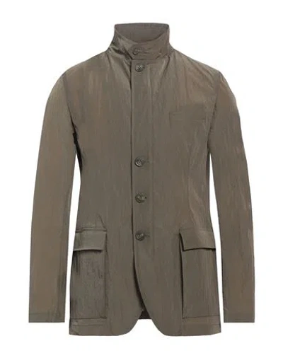 Herno Man Blazer Military Green Size 48 Polyamide