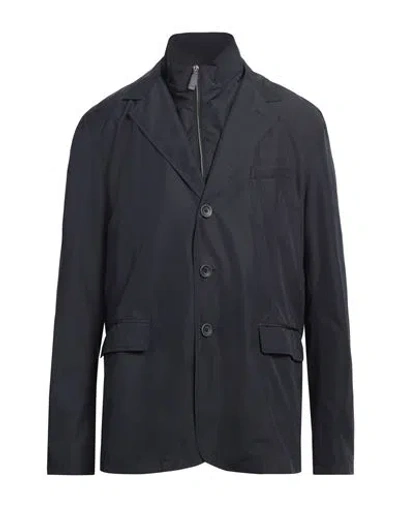 Herno Man Blazer Navy Size 40 Polyester In Blue