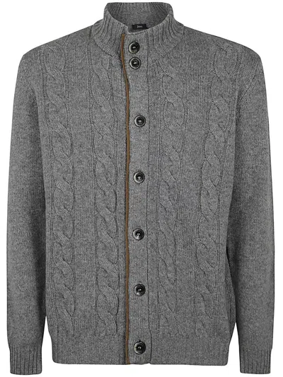 Herno Man Cardigan In Gray