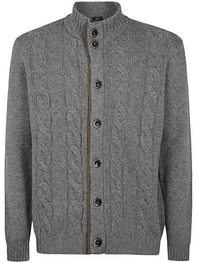 Herno Man Cardigan In Grey