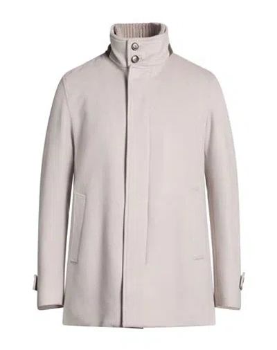 Herno Man Coat Beige Size 38 Cashmere