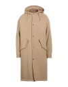 Herno Man Coat Beige Size 40 Virgin Wool, Polyacrylic, Polyamide, Polyurethane In Multi