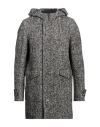 Herno Man Coat Black Size 36 Virgin Wool