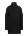 Herno Man Coat Black Size 46 Wool, Polyamide
