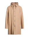 Herno Man Coat Camel Size 44 Virgin Wool, Polyamide In Beige