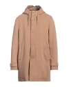 Herno Man Coat Camel Size 46 Virgin Wool, Polyamide In Beige