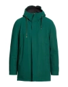 Herno Man Coat Emerald Green Size 40 Polyamide, Elastane, Polyurethane In Green