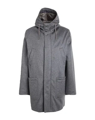 Herno Man Coat Grey Size 46 Cashmere