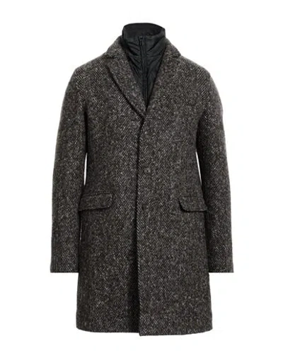 Herno Man Coat Khaki Size 40 Virgin Wool In Beige