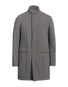 Herno Man Coat Lead Size 40 Polyamide In Grey