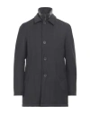 HERNO HERNO MAN COAT LEAD SIZE 40 POLYESTER, VISCOSE