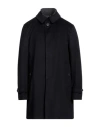 Herno Man Coat Midnight Blue Size 42 Virgin Wool, Cashmere, Polyamide, Polyurethane In Blue