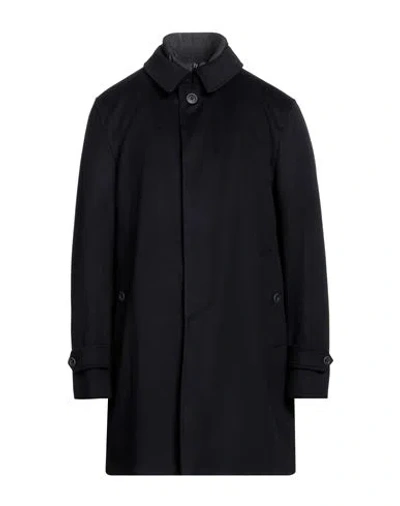 Herno Man Coat Midnight Blue Size 42 Virgin Wool, Cashmere, Polyamide, Polyurethane