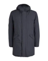 Herno Man Coat Midnight Blue Size 44 Polyester In Blue