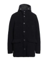 Herno Man Coat Midnight Blue Size 44 Wool, Polyamide, Polyurethane