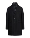 Herno Durable Long Sleeve Coat With Notched Lapels In Black