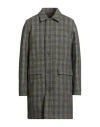 Herno Man Coat Military Green Size 40 Polyester, Recycled Wool, Cotton In Multi