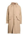 Herno Man Coat Beige Size 40 Virgin Wool, Polyacrylic, Polyamide, Polyurethane In Brown